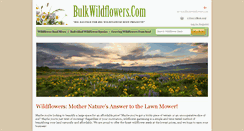 Desktop Screenshot of bulkwildflowers.com
